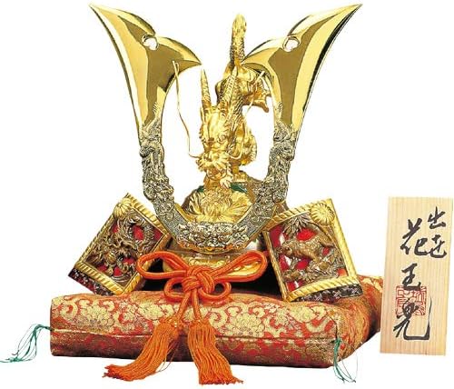 גלריית האמנות של טוקיו Ishihara [Superior] קסדת סמוראים קבוטו היפנית - Tiger & Dragon - עם כרית, תיבה, תג - יפן יבוא [ספינה סטנדרטית על